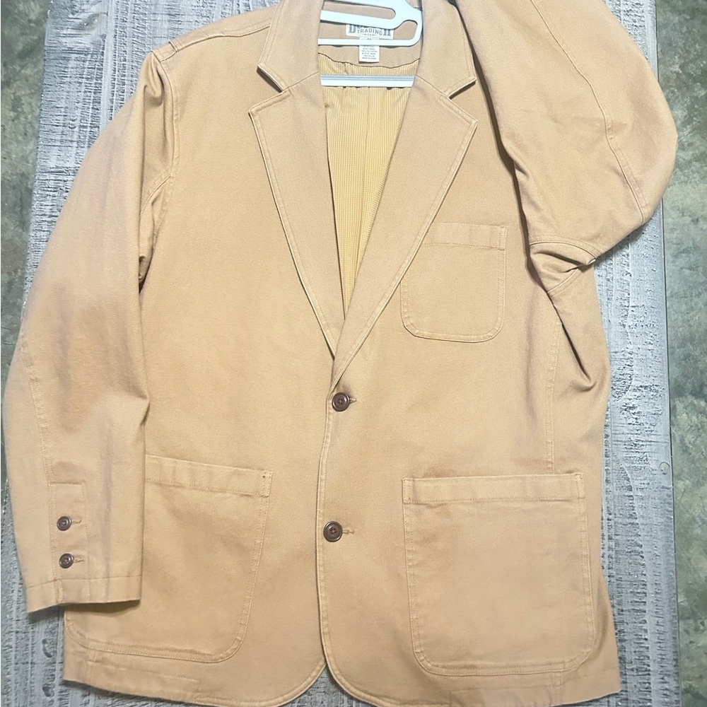 Duluth Trading Co Tan Blazer